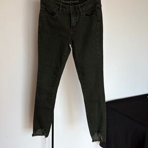 Women's Olive Green Jeans